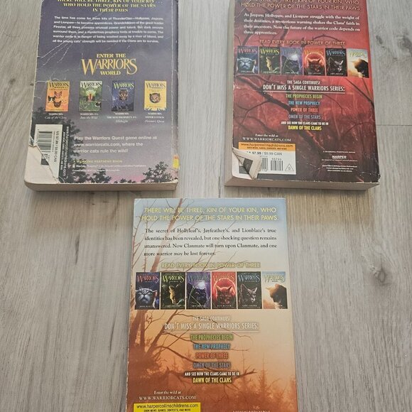Warriors Paperback Books - The Power of Three Book Set - Picture 2 of 5